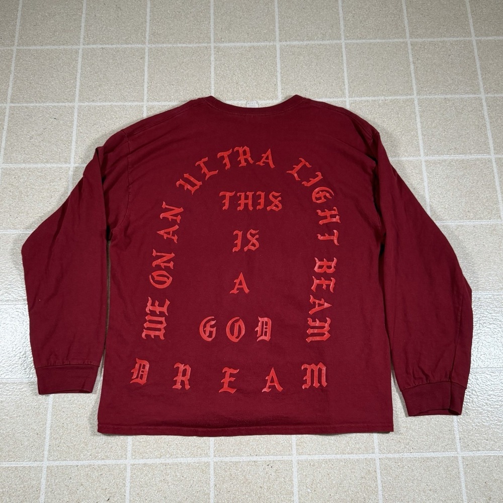I Feel Like Pablo kanye west Graphic Crew Neck Long Sleeve T-Shirt Unisex XL
